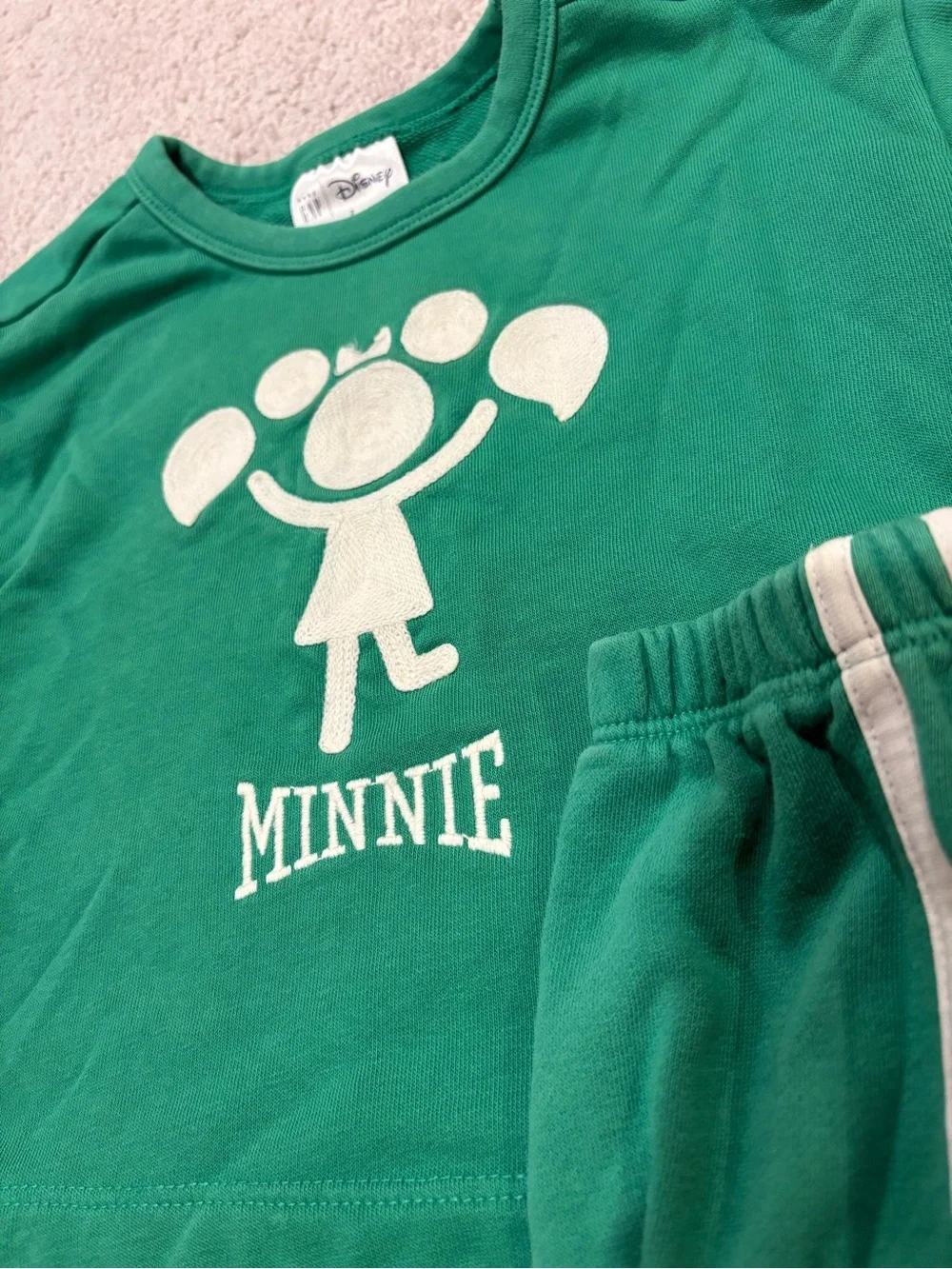 GAP Green Minnie Two-Piece Matching Set 2T